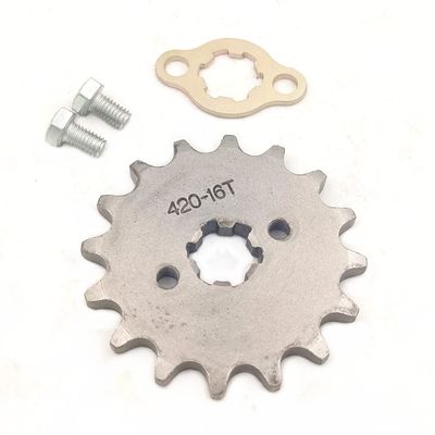 420 16T 17mm Motorcycle Front Engine Sprocket for 50cc 70cc 90cc 110cc 125cc 140cc 160cc Dirt Pit Mini Bikes Go Kart ATV Quad Dirt Bike