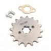 420 16T 17mm Motorcycle Front Engine Sprocket for 50cc 70cc 90cc 110cc 125cc 140cc 160cc Dirt Pit Mini Bikes Go Kart ATV Quad Dirt Bike view 1