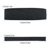 Yzpacc Motorcycle Helmet Liner Top Pad Universal Replacement Foam Pad with Adhesive Hook Loop Circles Set (Black 1 Set) view 3