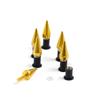 WYNMOTO Spike Windshield Bolts Washers Screw Nuts Kit for Yamaha YZF-600 R6 1998 1999 2000 2001 2002 2003 2004 2005 Windscreen Rubber Well Nuts Washer Screw Fastener Mounting Kit Bolt (Gold) view 3