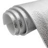 MOTUKA 40" x 80" 118mil Single Reflective Foil Insulation Foam Core Heat Radiant Barrier 21.53 sqft Aluminum Foil Finish White Foam Heat Shield view 1