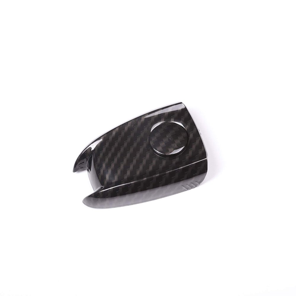MUEdie for Alfa Romeo Giulia Stelvio 2017 2018 Carbon Fiber Style ABS Plastic Key Shell Cover Trim Car Accessories Parts