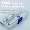 20Pcs M18 Oil Drain Plug Gasket, Transmission Fluid Drain Plug Crush Washer, Aluminum Crush Washer, Seal Ring by KeeRoarin, 18mm*26mm*2mm view 3