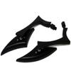 MotorToGo Mini Black Spear Style Motorcycle Mirrors Compatible for 2015 Harley-Davidson Breakout FXSB view 3