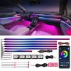 Dreamcolor Acrylic Interior Car Lights, WEBUPAR Car Accessories 18 in 1 Car LED Strip Lights with APP Control and 213 Modes, 175 inches 593 LEDs Fiber Optic Lights, RGB Neon Light Kits view 1