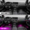 Dreamcolor Acrylic Interior Car Lights, WEBUPAR Car Accessories 18 in 1 Car LED Strip Lights with APP Control and 213 Modes, 175 inches 593 LEDs Fiber Optic Lights, RGB Neon Light Kits view 4