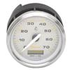 Faria Boat Tachometer Gauge THC056A | 3 1/4 Inch Kronos Silver Mercury view 1