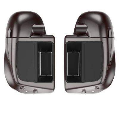 Mocardine Lower Vented Leg Fairing Kits, Glove Box Fits for Harley Touring, FLT, FLHT, FLHTCU, FLHRC, Road Glide, Road King, Street Glide, Electra Glide 2014-2023 Sumatra Brown