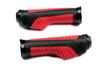MotorToGo 7/8" Red Handlebar Gel Hand Grips with Black End Cap for 2007 Honda Rebel 250 view 1