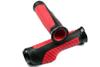 MotorToGo 7/8" Red Handlebar Gel Hand Grips with Black End Cap for 2007 Honda Rebel 250 view 3