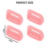 Jimen Compatible with Jeep Wrangler JL JLU 2018-2023 and Jeep Gladiator JT 2020-2023, 4PCS Center Console Window Button Switch Cover Interior Trim Accessories (Pink) view 3