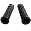 MotorToGo Black Handlebar Grips Gel with Bling Diamond End Caps Compatible for 2000 Honda Nighthawk 250 view 3
