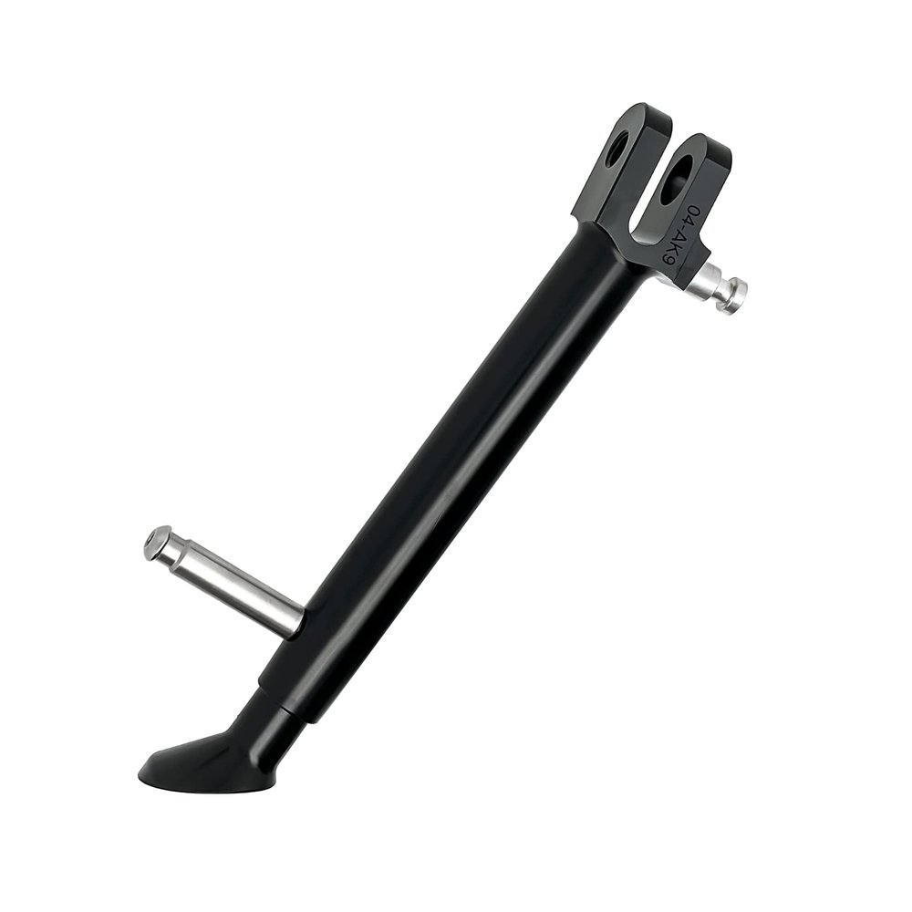 DeYeShiKi Black CNC Adjustable Kickstand Side Stand for Compatible With 2013-2020 Kawasaki ZX6R/RR
