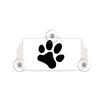 Free Thought Designs EZ Pass and I-Pass 3 Point Mount - Extra Strong - PAW Print - Toll Road Transponder Holder (1 Pack) view 1