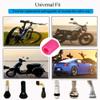 Glowing Car Valve Stem Caps, 4 Pack Universal Glow Car Tire Valve Caps Wheel Rim Dust Cover fits Cars, Trucks, Bikes, Motorcycles, Bicycles (Pink) view 4