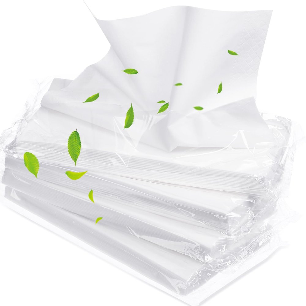 Mudder 16 Pieces Car Tissue Refills, Car Napkin Holder Refill Facial Auto Visor Travel Tissues, 3-ply 30 Sheets/pack, Soft and Smooth