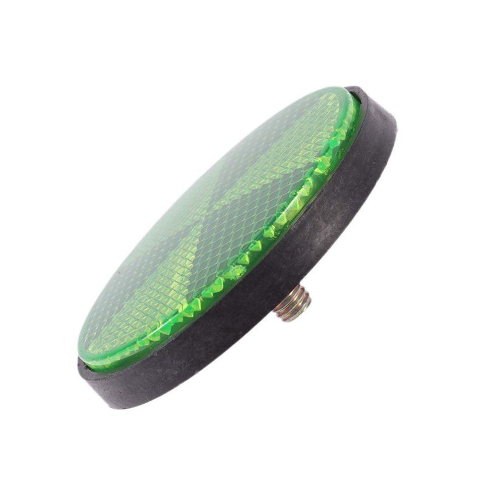 BESPORTBLE 2.1Inch Round Warning Reflectors, 2Pcs Bicycle Safety Reflector with Screw- Fits for Car Truck Bike Boat Dock Trailer Bus