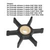 Water Transfer Pump Impeller Replacement Kit Qiilu Impeller 277181 for 2-Stroke Outboard Motors view 2