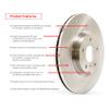 Dynamic Friction Company Rear Brake Rotors Fits 1995 Buick Regal view 4