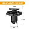 GOOACC 100Pcs Engine Cowl Bumper Fender Clips Replace Nissan 01553-05323 Mazda L33X13209 Infiniti FX35 FX45 G25 G35 G37 Nissan 2003 -on, with 1PC Fastener Remover view 2