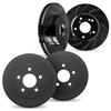DFC Front Rear Brake Rotors and Drum Fits 1997-1998 Dodge Dakota view 1