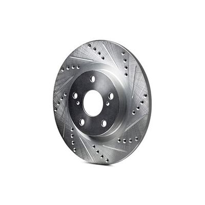 R1 Concepts Brake Rotor Drilled and Slotted Silver Front Right 1996-2004 FORD FIESTA (MEXICO)