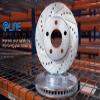 R1 Concepts Brake Rotor Drilled and Slotted Silver Front Right 1996-2004 FORD FIESTA (MEXICO) view 3