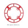 Bicycle Chain Guard, Durable Aluminum Alloy Construction Crankset Protector BCD 104mm 38T-42T for Cyclists Mountain Road Commuting Off-Road Trails view 2