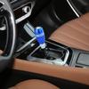 Temzzer 4 in Weighted Alloy Gear Shift Handle Lever Knob with Push Button Heavy Racing Car Shift Lever Stick for Most Automatic Transmission Vehicles (Blue) view 3