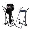 Outboard Boat Motor Stand, Heavy Duty Outboard Engine Carrier Cart Dolly Storage with 2 Wheels, 165LBS Outboard Motor Stands Motor Transportation Hand Dolly Cart for Storage,Transportation,Repair view 1
