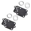 2Set/Sell Carburetor Diaphragm Gasket Kit for 5021K 2hp?5hp Engines with Horizontal Crankshaft 272538 Ideal Replacement , 2Set/Sell Carburetor Diaphragm Gasket Kit for 5021diaphragm gasket kit for view 2