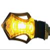 MotorToGo Black Sequential Turn Signals LED Turn Signals Blinkers Indicators Compatible for 2005 Suzuki GSXR750 view 3
