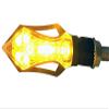 MotorToGo Black Sequential Turn Signals LED Turn Signals Blinkers Indicators Compatible for 2005 Suzuki GSXR750 view 4