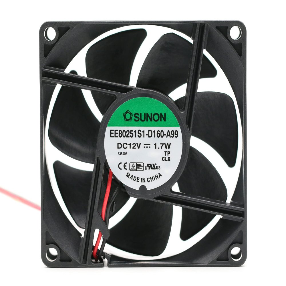 for EE80251S1-D160-A99 12V 1.7W 8025mm 2-wire/2-pin Cooling Fan
