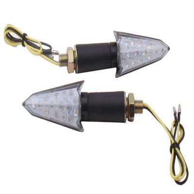 MotorToGo Black Arrow Long Stem Turn Signals LED Lights Blinkers Indicators Compatible for 2016 Ducati Multistrada 1200 S