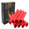 Xinhan Spark Plug Protect Boot Heat Shield Thermal Protection Insulator Titanium/Black/Blue/Red/White Pack of 8 (Red) view 1
