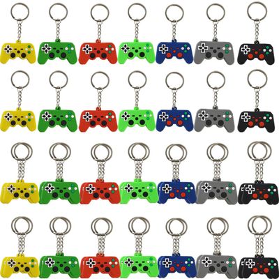 NSBELL 42PCS Video Game Controller Keychains Game Controller Handle Key Ring Video Game Keychain Pendant for Video Game Party Favors Birthday Baby Shower Child Present