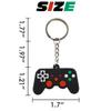 NSBELL 42PCS Video Game Controller Keychains Game Controller Handle Key Ring Video Game Keychain Pendant for Video Game Party Favors Birthday Baby Shower Child Present view 2