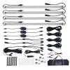12V LED Exterior Porch Awning Light Camper Trailer Light Strip 20inch DIY Lights Kit for RV Trailer Outdoor Lighting Warm White 1800LM, with Dimmer Switch view 1