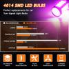 GLOFE High Power 92smd LED Bulbs 14000K Pink Purple 1156 P21W 7506 BA15S Brake Center High Stop DRL Tail Stop Daytime Running Light LED Bulb Lamp Replacement for Cars,Trucks, SUVs, Vans view 3