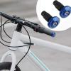 Yuecoom Bar End Plug, Handlebar End Caps, 22mm 7/8inch Motorcycle Handlebar End Slider Plug Caps, Aluminum Bar Ends Handlebar for Most Bicycle Mountain Bike Road Bike MTB(Blue) view 3