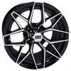 Revenge Golf Cart Parts & Accessories 14x7 ET-25 Machined Gloss Black Golf Cart Wheel view 1