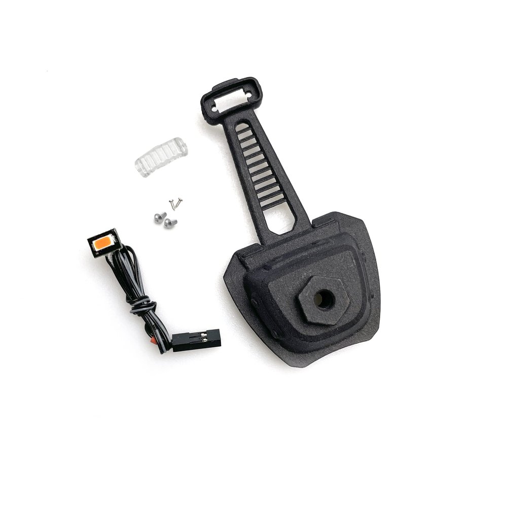 Club 5 Racing Compatible with/Replacement for Spare Tire Carrier w/ 3rd Brake Light (6V LED Included) for Traxxas TRX-4 2021 Bronco C-TRX4-080