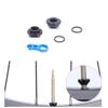Schrader to Presta Rim Adapter, Converting Rim (Wheel) with Schrader Valve Hole to Presta Valve Stem Grommet, One Pair (2 pcs) view 1