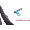 Schrader to Presta Rim Adapter, Converting Rim (Wheel) with Schrader Valve Hole to Presta Valve Stem Grommet, One Pair (2 pcs) view 4