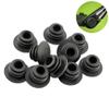 NOLITOY Rubber Bike Bar End Caps Bike Handlebar End Caps 10pcs Bike Bar End Plugs, Plastic Handlebar End Plugs End Caps for Most Bikes, Road Mountain Bike Bar Ends Bar End Plugs Road Bike view 1