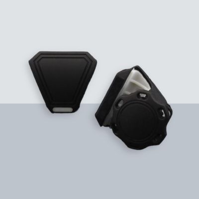 Precision Football Helmet Visor Clips // Fits Kids, Youth & Adult Helmet Brands // Eye Shield Hardware (Black)