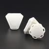 Precision Football Helmet Visor Clips // Fits Kids, Youth & Adult Helmet Brands // Eye Shield Hardware (White) view 2