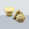 Precision Football Helmet Visor Clips // Fits Kids, Youth & Adult Helmet Brands // Eye Shield Hardware (Mirror Gold) view 1