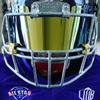 Precision Football Helmet Visor Clips // Fits Kids, Youth & Adult Helmet Brands // Eye Shield Hardware (Mirror Gold) view 3